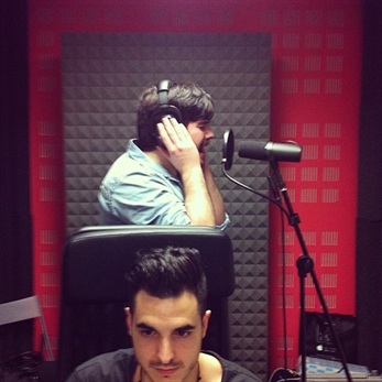 En el estudio con Grises