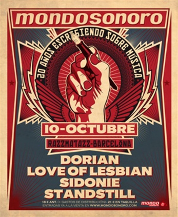 Celebramos 20 años con Dorian, Love Of Lesbian, Sidonie y Standstill