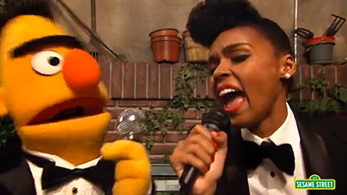 Janelle Monáe visita Barrio Sésamo