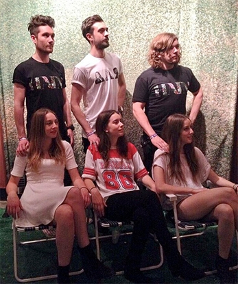 Haim también colaboran con Bastille