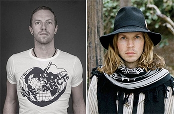 Beck y Chris Martin juntos en los Grammy