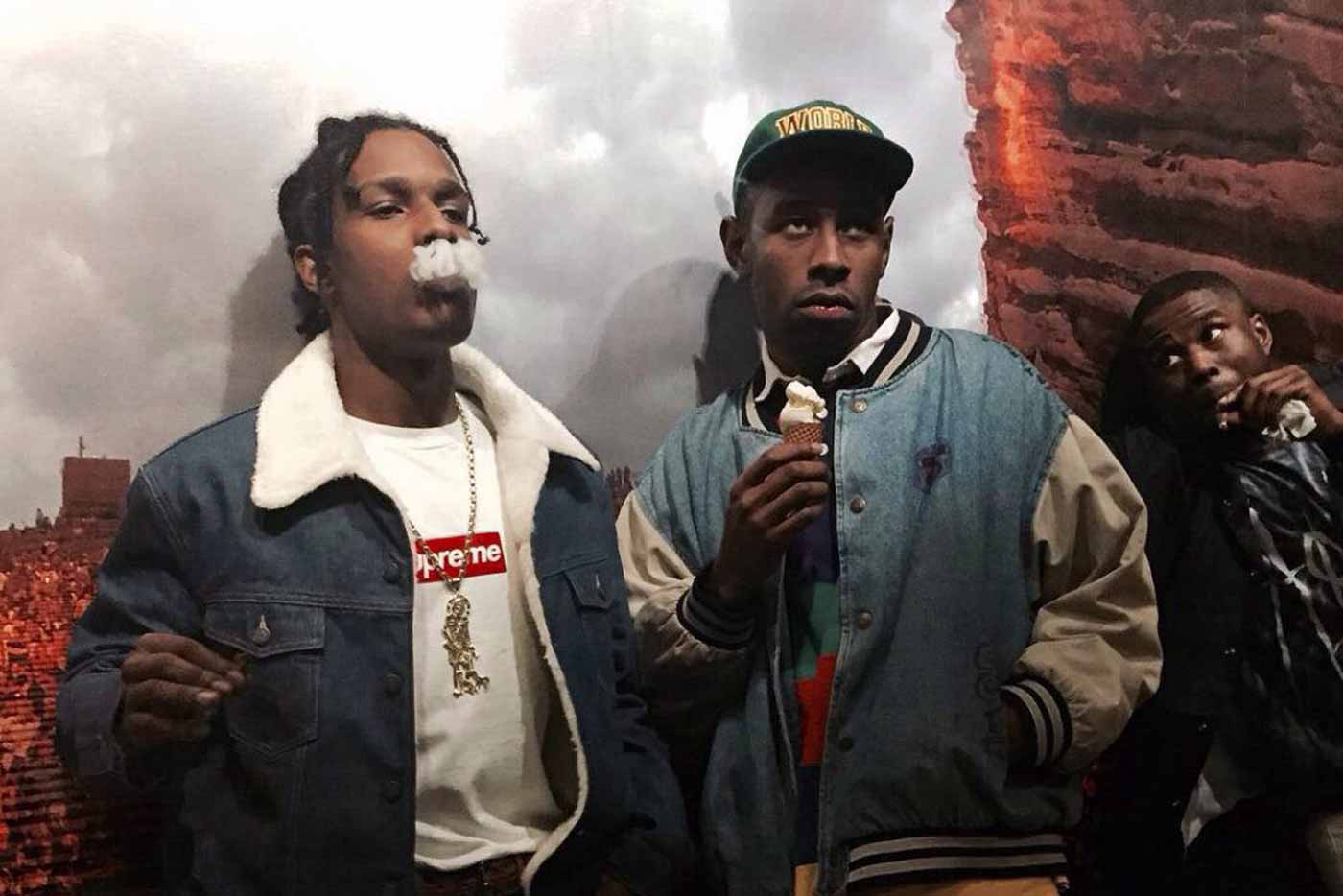 Tyler The Creator rapea con A$AP Rocky sobre Kayne West