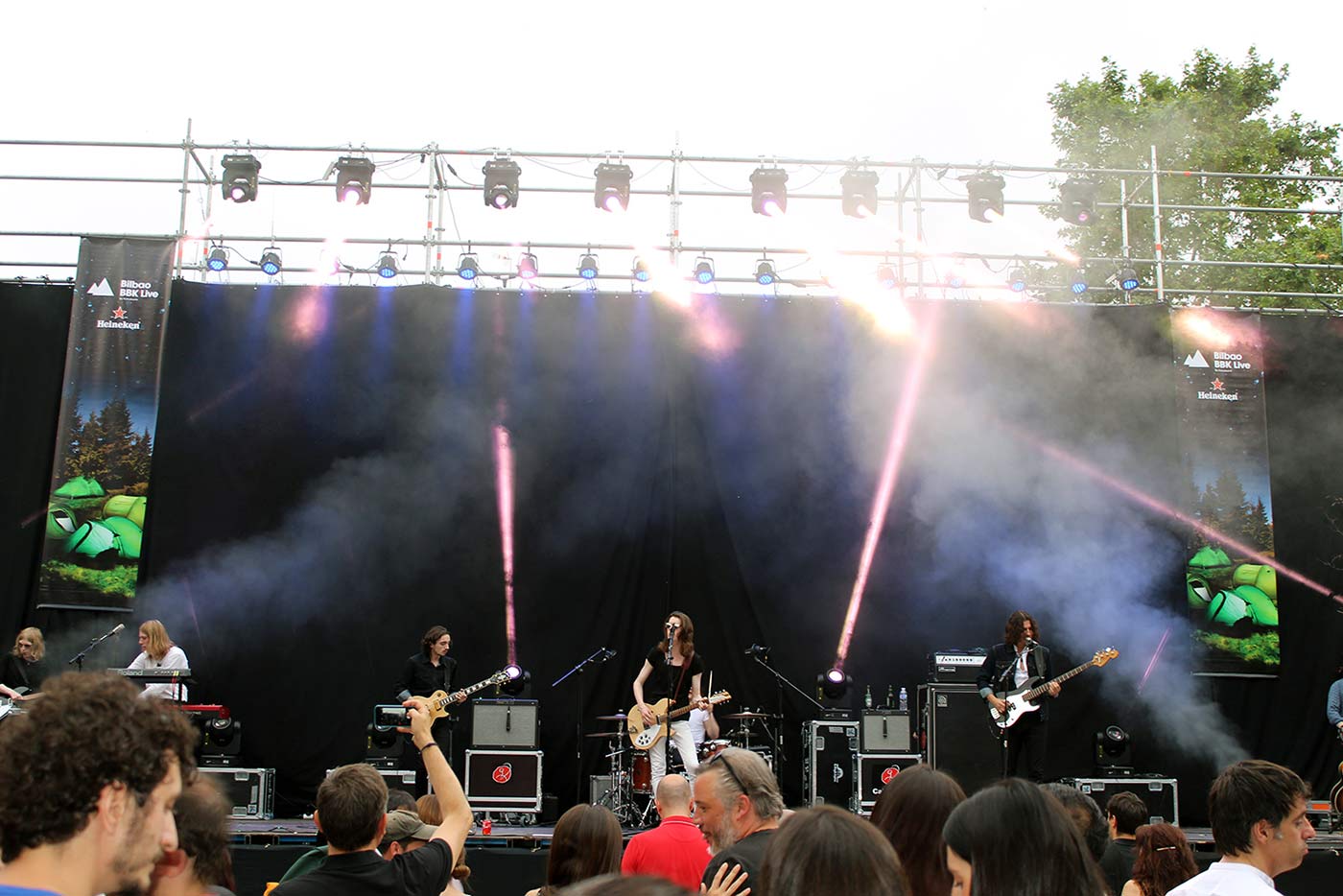 The Blossoms actuaron ayer en Madrid en la presentación del Bilbao BBK Live