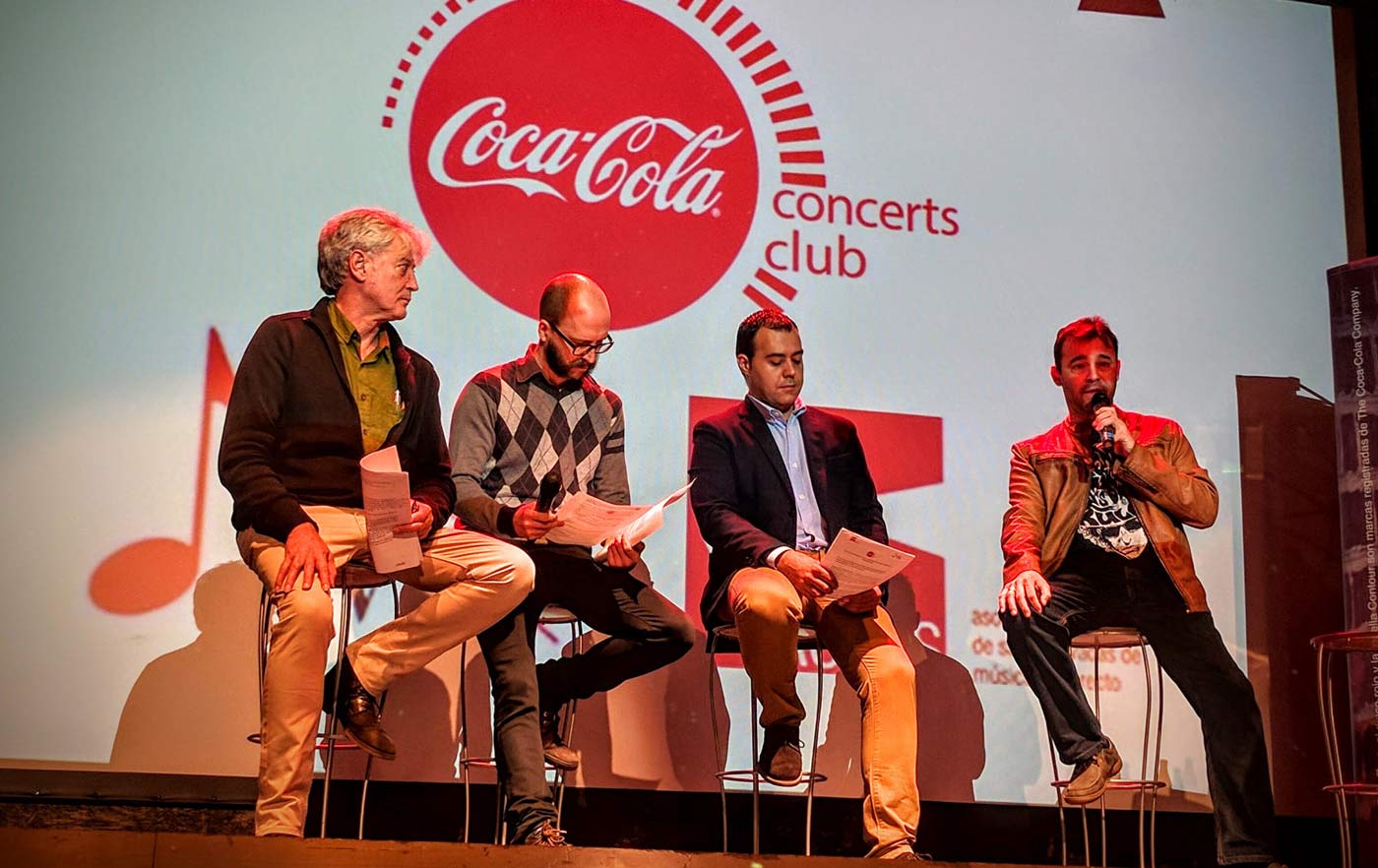 Presentado en Zaragoza el Coca Cola Concerts Club