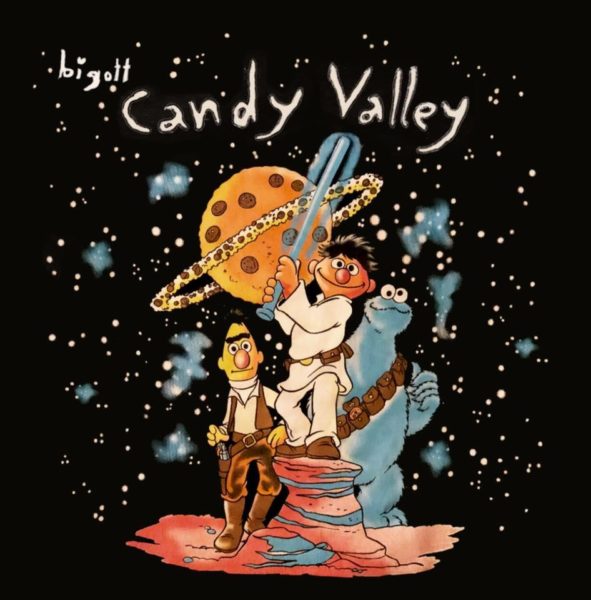 Portada del disco 'Candy Valley' de Bigott