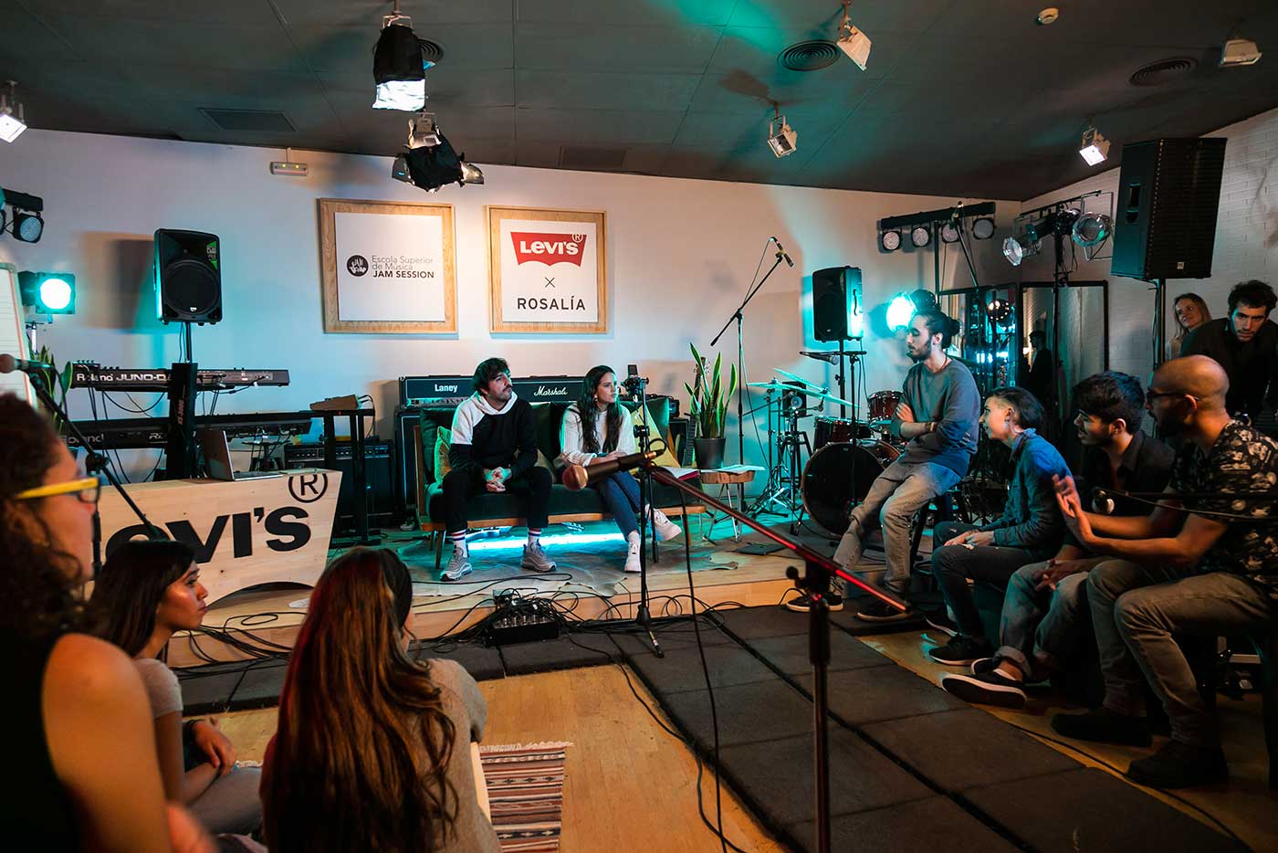 Levi's® Music Project: primera masterclass de Rosalía con El Guincho