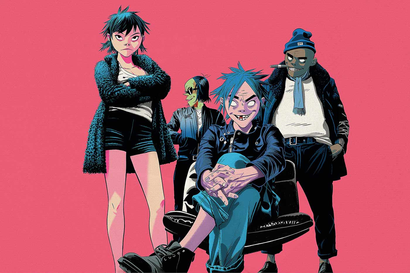 Gorillaz anuncian el libro conmemorativo "The Gorillaz Almanac"