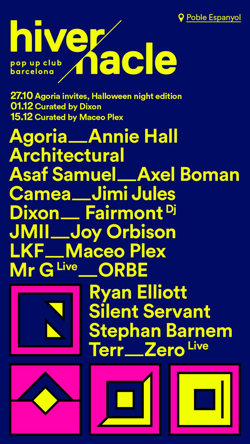 Hivernacle Pop Up Cartel Completo 2018