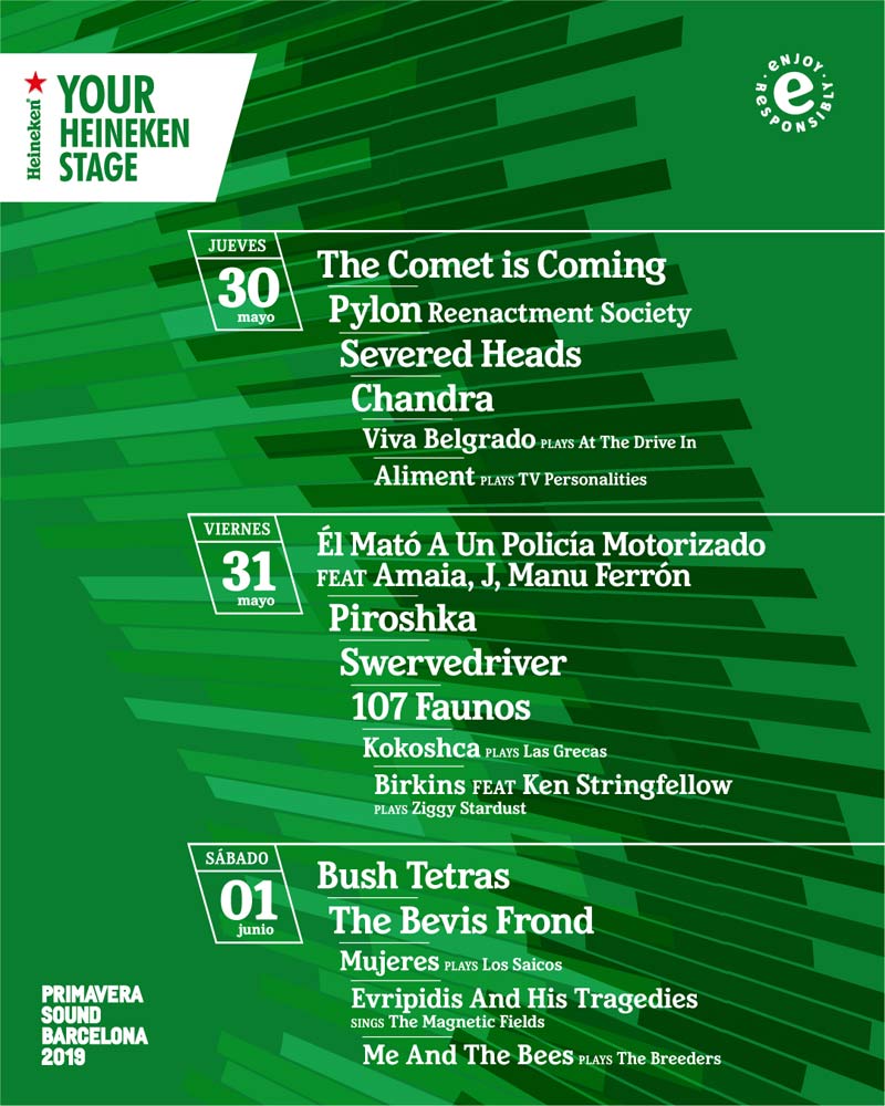 Your Heineken Stage Primavera Sound 2019