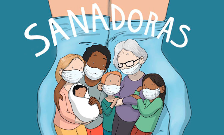 Macaco homenajea al personal sanitario en “Sanadoras voluntades”