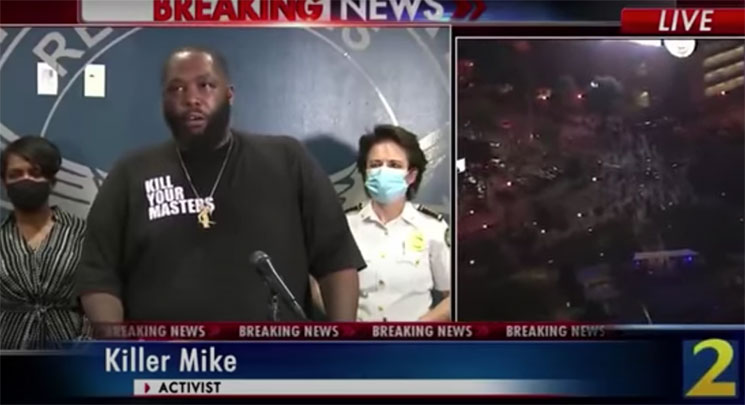 No te pierdas el emotivo discurso de Killer Mike por los disturbios raciales