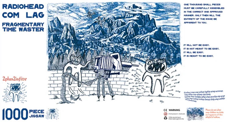 Radiohead nuevo concierto en streaming y un puzzle de mil piezas