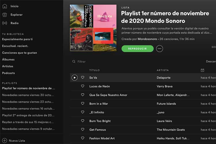 Spotify recomendará canciones a cambio de menos royalties