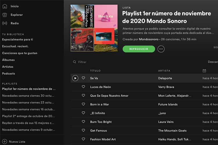 Spotify recomendará canciones a cambio de menos royalties