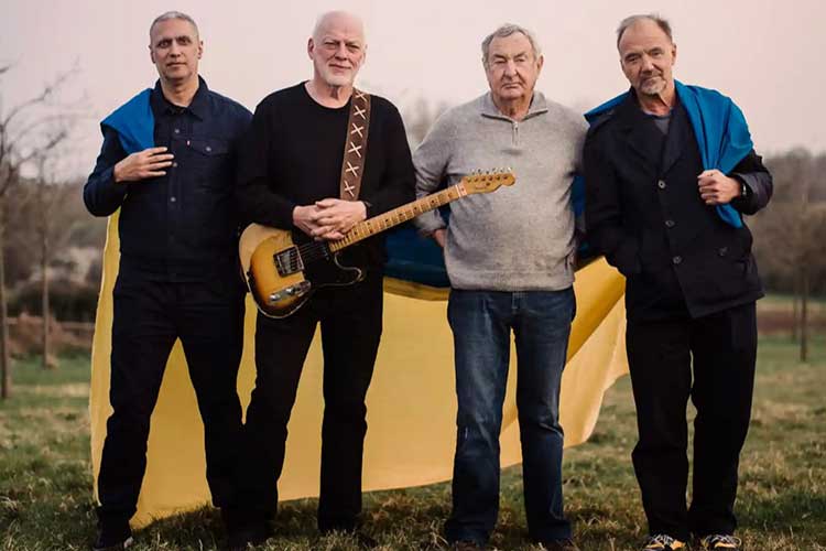 Pink Floyd se reúnen para grabar un tema en apoyo a Ucrania