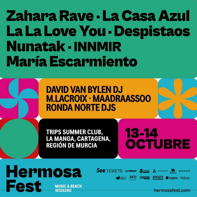 Hermosa Fest Cartel y entradas para el festival Hermosa Fest