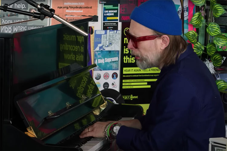 The Smile protagonizan un concierto de la serie Tiny Desk