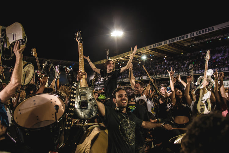 La banda multitudinaria Rockin'1000 actuará en Madrid