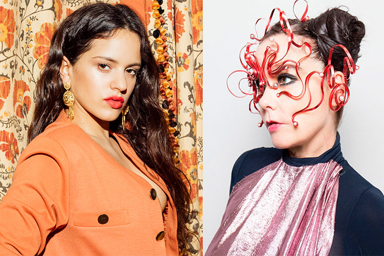 Björk y Rosalía comparten un minuto de su colaboración benéfica