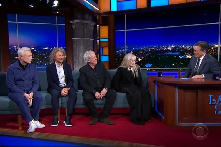 Talking Heads hablan sobre su historia en The Late Show