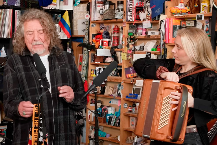 Robert Plant vuelve a Tiny Desk con “Saving Grace”